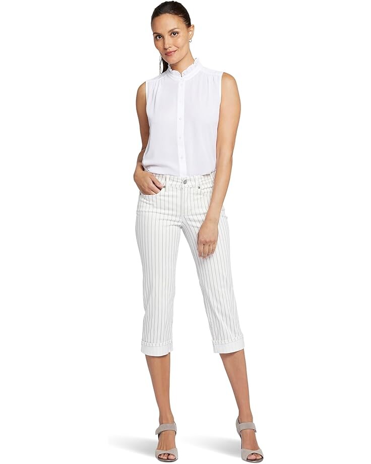 

Джинсы NYDJ Marilyn Crop Cuff, цвет beach cruise stripe