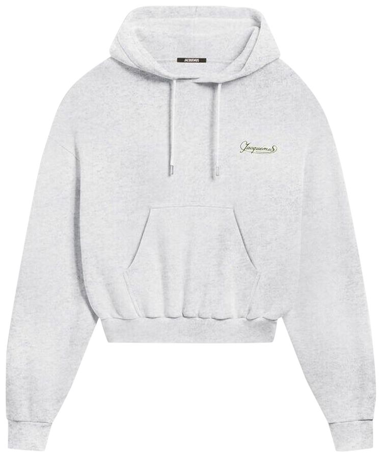 

Худи Jacquemus Le Hoodie Corto 'Uni Club Grey', серый