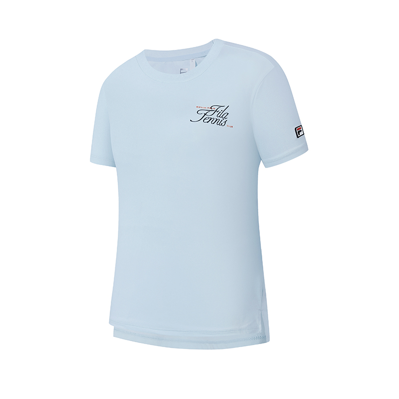 

FILA Футболка для тенниса Women's Liberation Blue Crew Neck Moderate Straight Fit