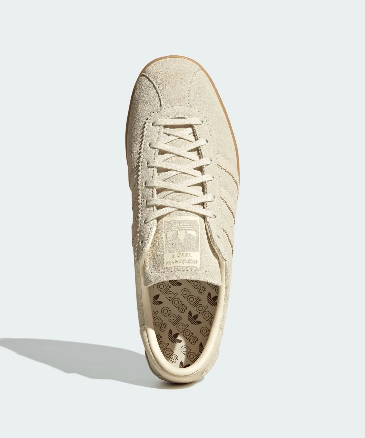 Кроссовки из натуральной кожи Tobacco adidas Originals зеленые — фото 2
