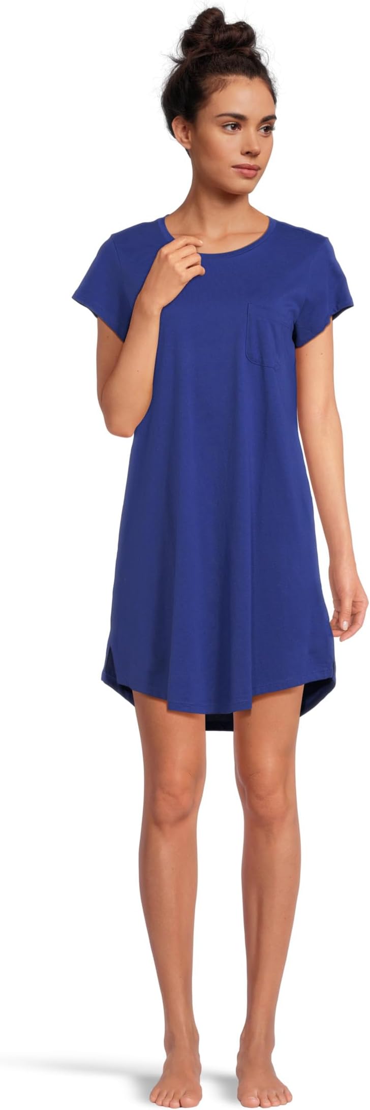 

Ночная рубашка Skin Organic Pima Cotton Carissa Sleepshirt, цвет Blue Tea