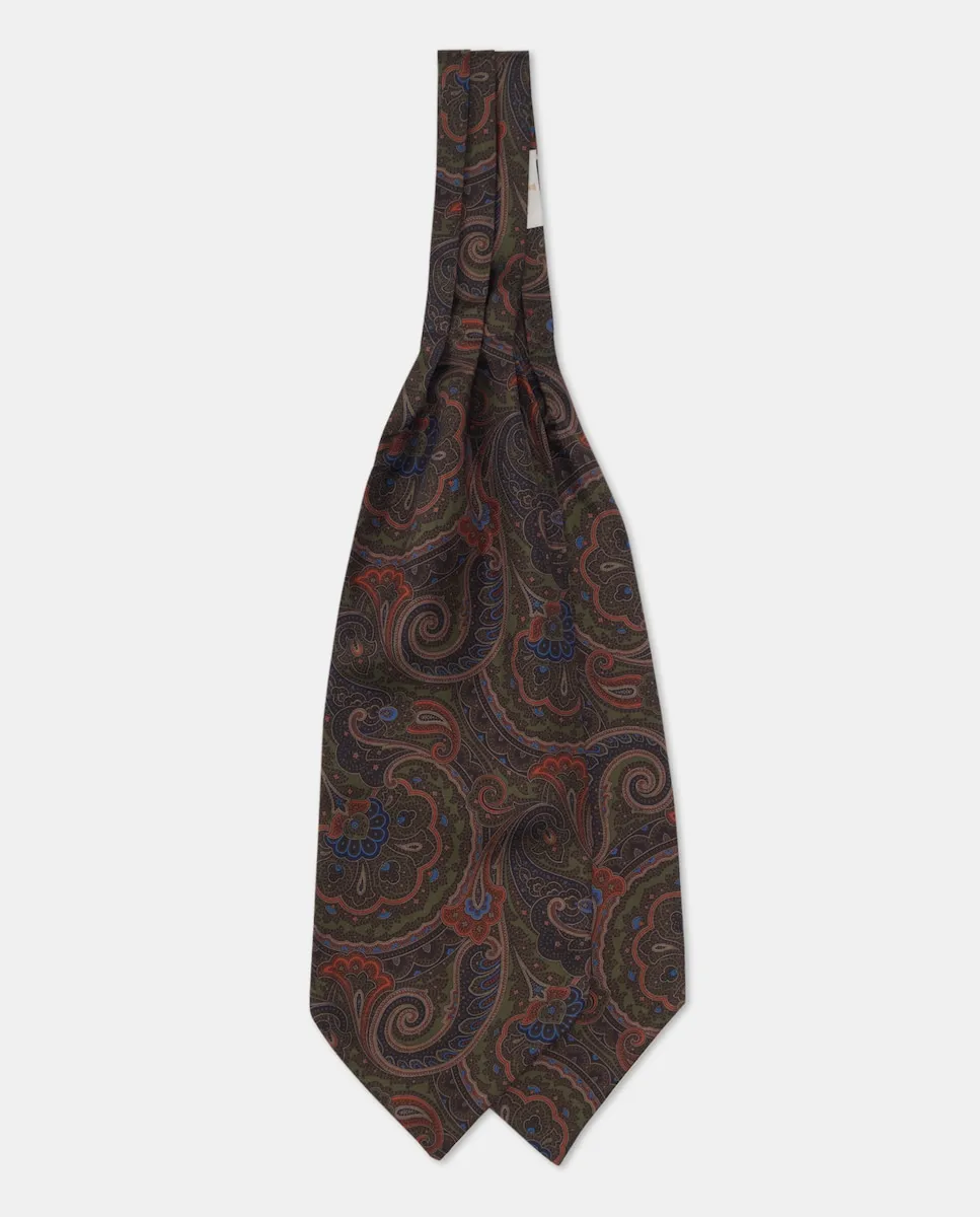 

Шарф из фантазийной шерсти Emidio Tucci, зеленый