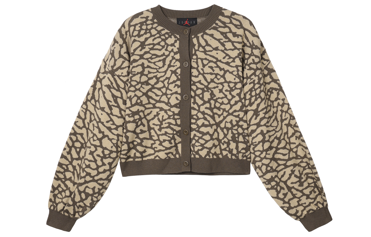 

Женский кардиган Flight Jacquard вязка азиатский размер Palomino Cement Jordan, light umber