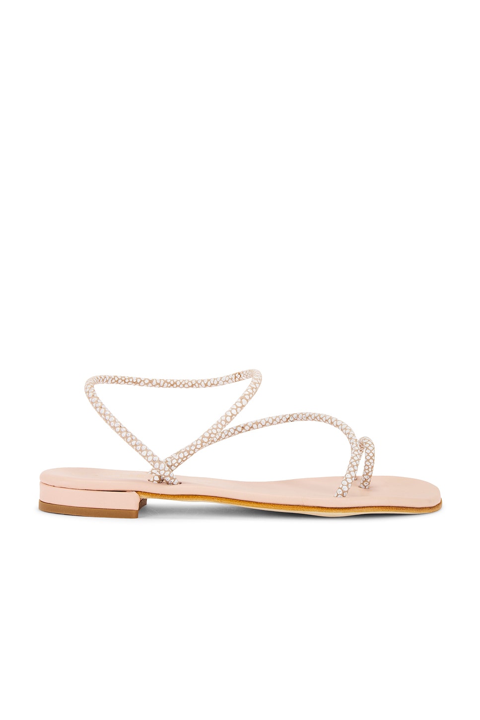 Сандалии Romelide Cornetti, beige viper printed & blush