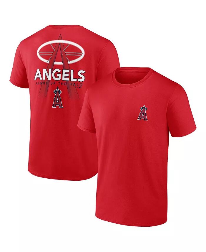 

Мужская красная футболка Los Angeles Angels Iconic Bring It Fanatics