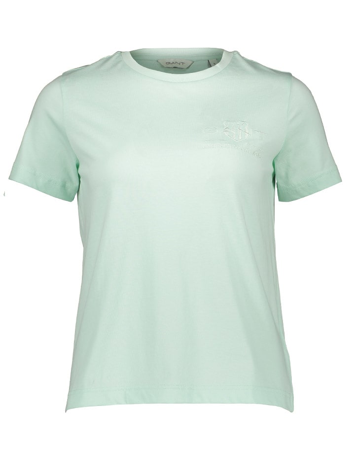 

Gant Бирюзовая футболка, Зеленый, Gant Бирюзовая футболка