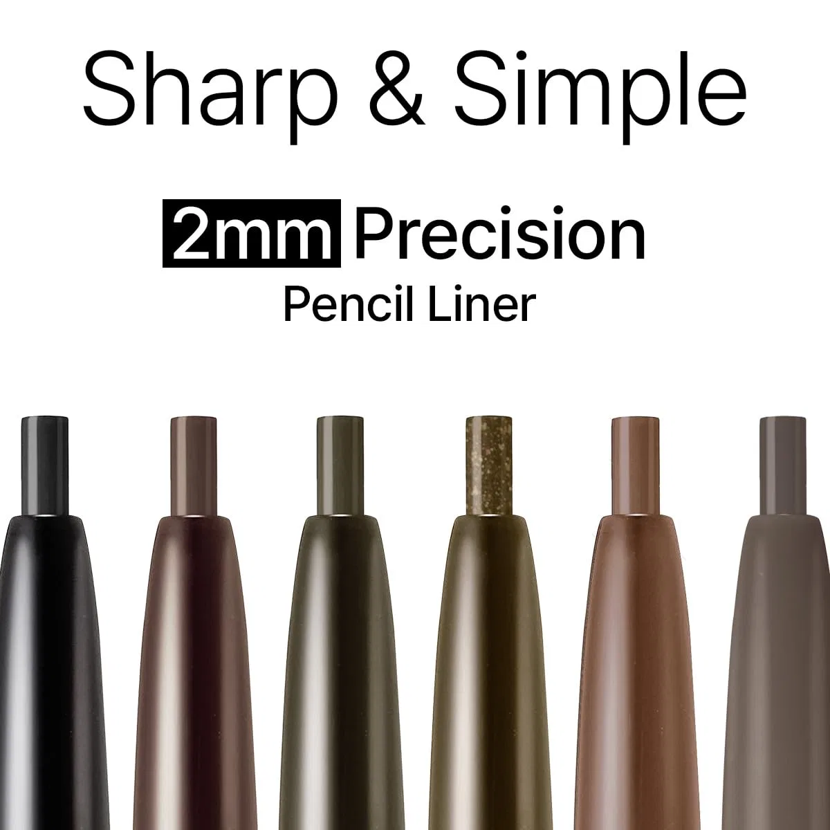 Водостойкий карандаш для глаз «Sharp So Simple 001 Black» от Clio Clio Professional, Black — фото 2