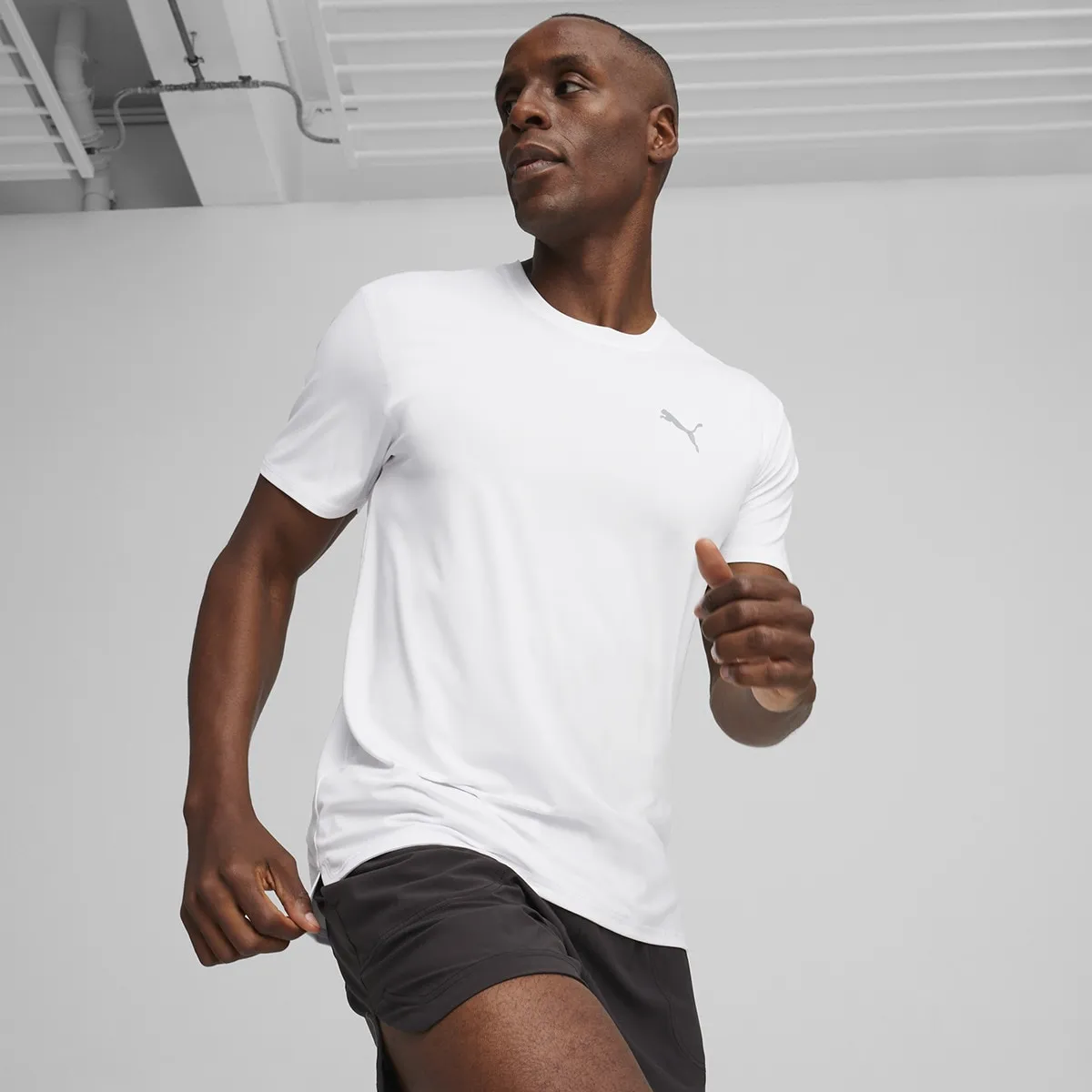 

Футболка мужская Run Cloudspun с коротким рукавом Puma, белый