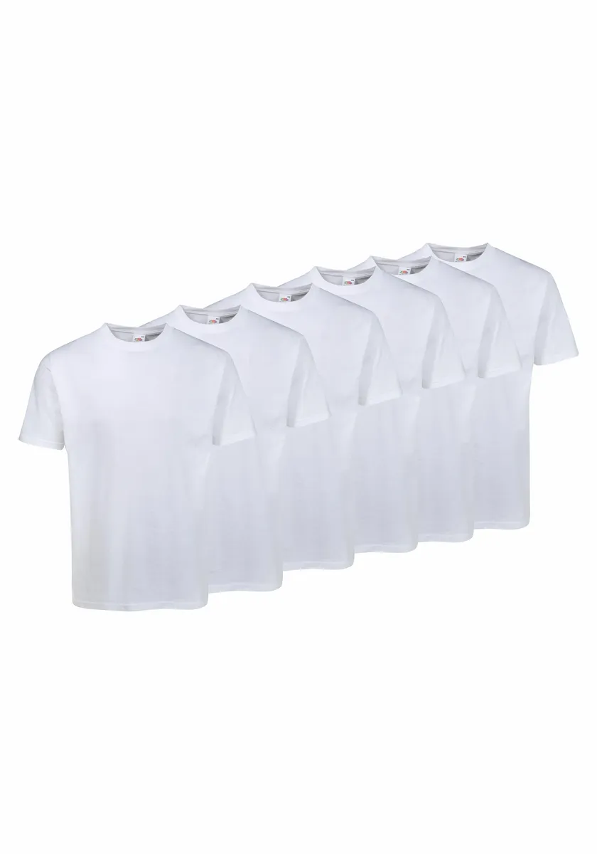 

Футболка Fruit of the Loom с круглым вырезом, белый