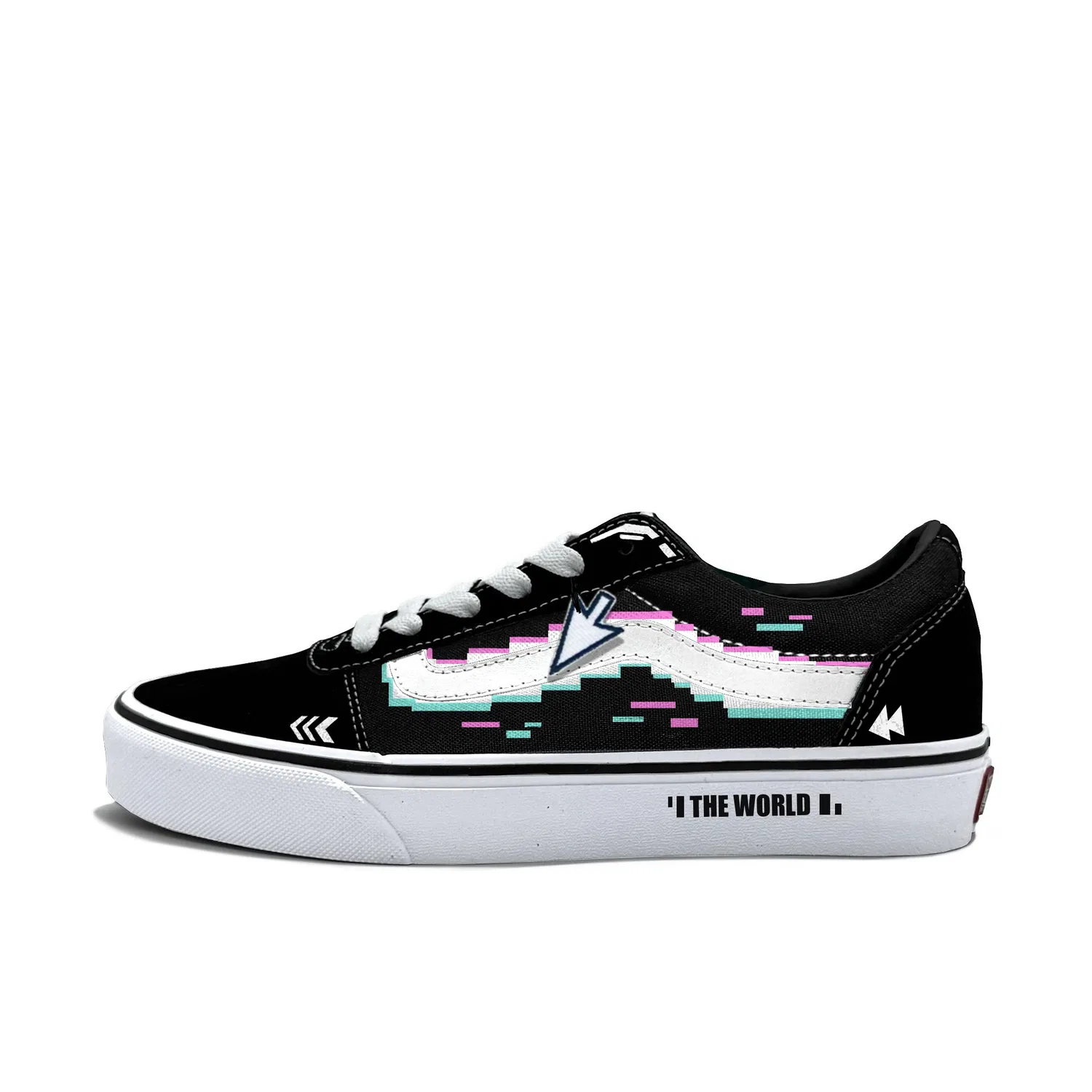 Кеды Vans Ward с пиксельным принтом черные