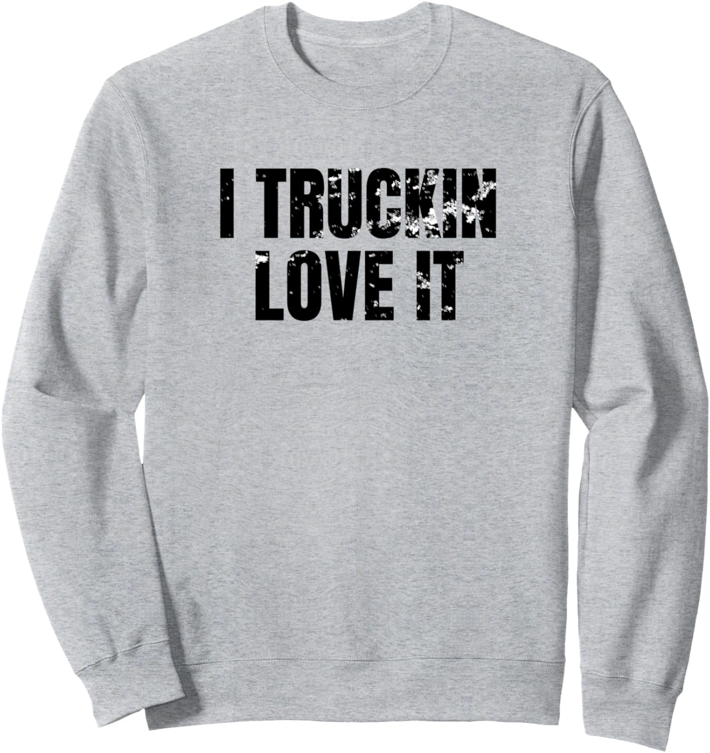 

Я обожаю это! Забавная толстовка с надписью Дальнобойщик, водитель грузовика Four1Nine Truckers Official, серый