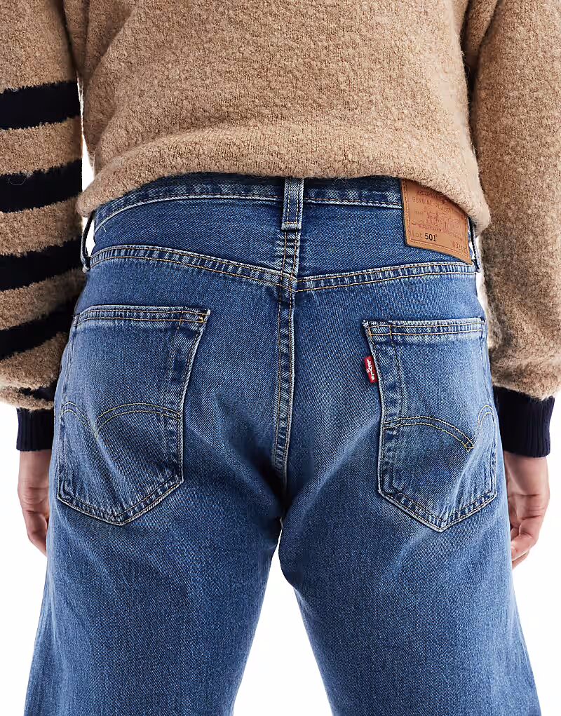Джинсы 501 Original Straight в цвете Mid Vintage Wash Levi'S — фото 4