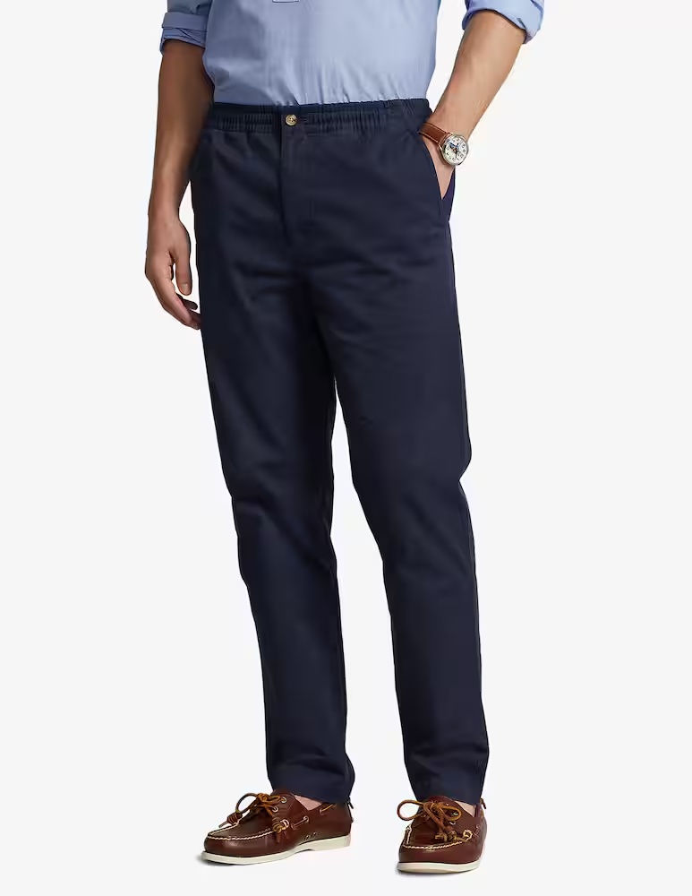 

Брюки чиносы Coulisse из твила в стиле препстер Polo Ralph Lauren, синий