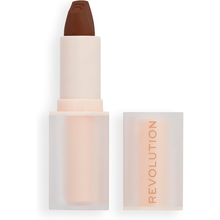 

Makeup Revolution Lip Allure Soft Satin Lipstick Stiletto Brown