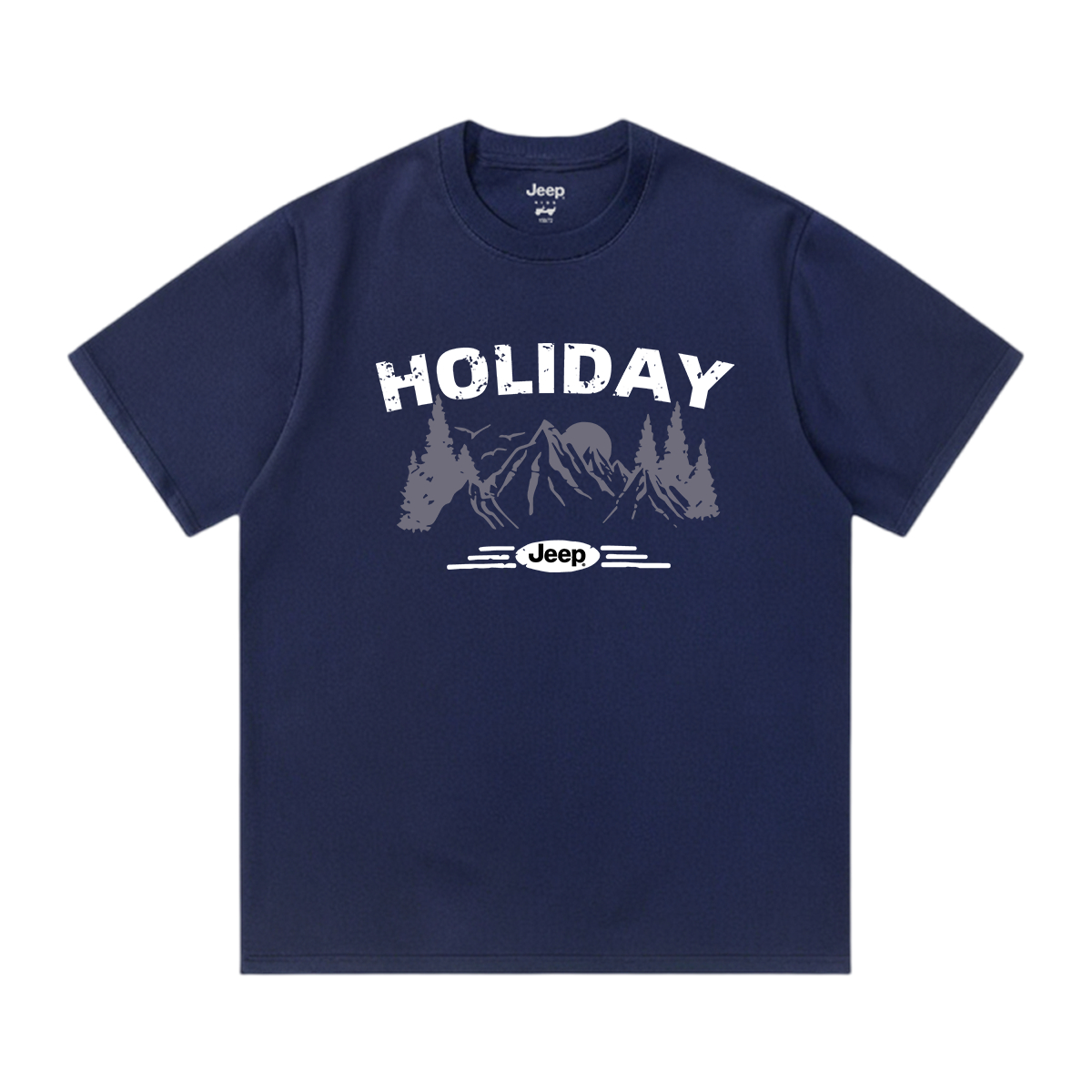 Футболка Unisex Crew Neck Moderate Jeep, темно-серый — фото 4