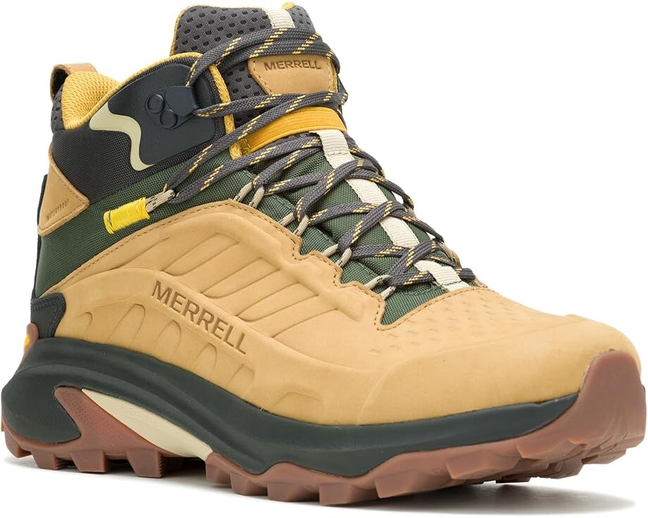 

Походная обувь Merrell Moab Speed 2 Leather Mid Waterproof, оранжевый