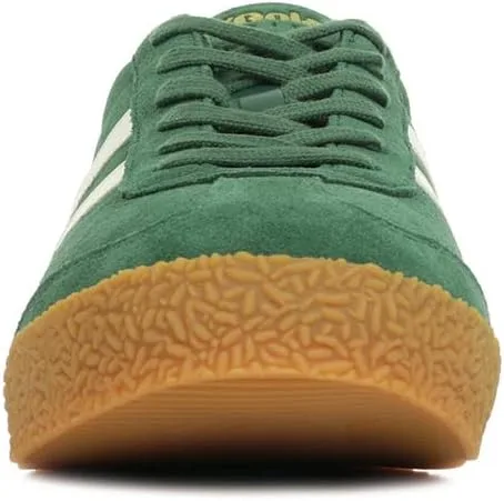 Кроссовки Gola Harrier Suede CMA192IE, светло-белый/зеленый — фото 3