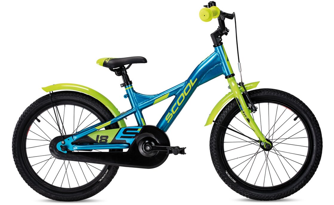 

Детский велосипед S'cool XXlite 18 1-Gang - 18 дюймов - Y-Form - 2025, цвет Blau|Blue/Lime