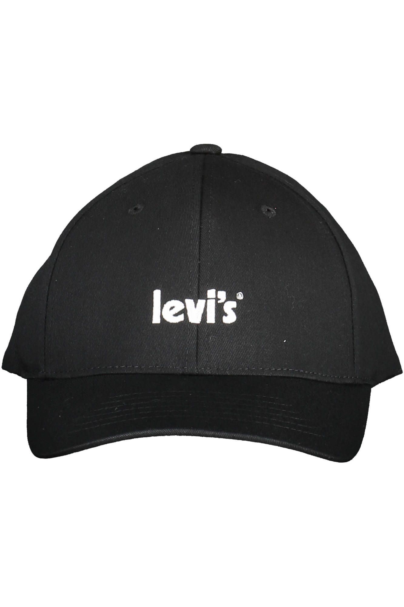 

Черная хлопковая мужская шляпа Levi´s