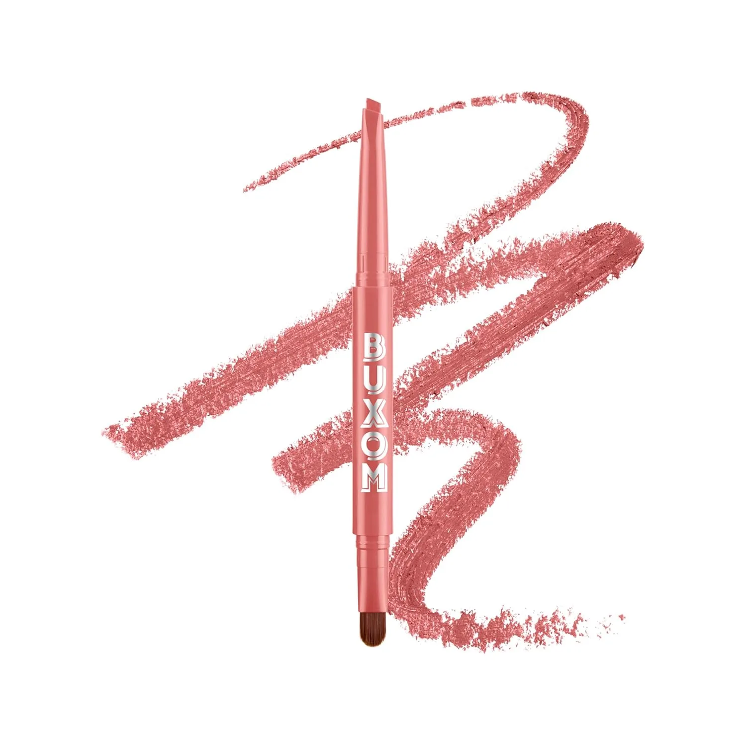 Карандаш для губ Buxom Power Line Plumping Lip Line, стойкий, водостойкий и выдвижной, увлажняющая формула с пептидами и витамином Е, матовое покрытие, не тестируется на животных, не требует заточки., AH Rich Rose (Rose)