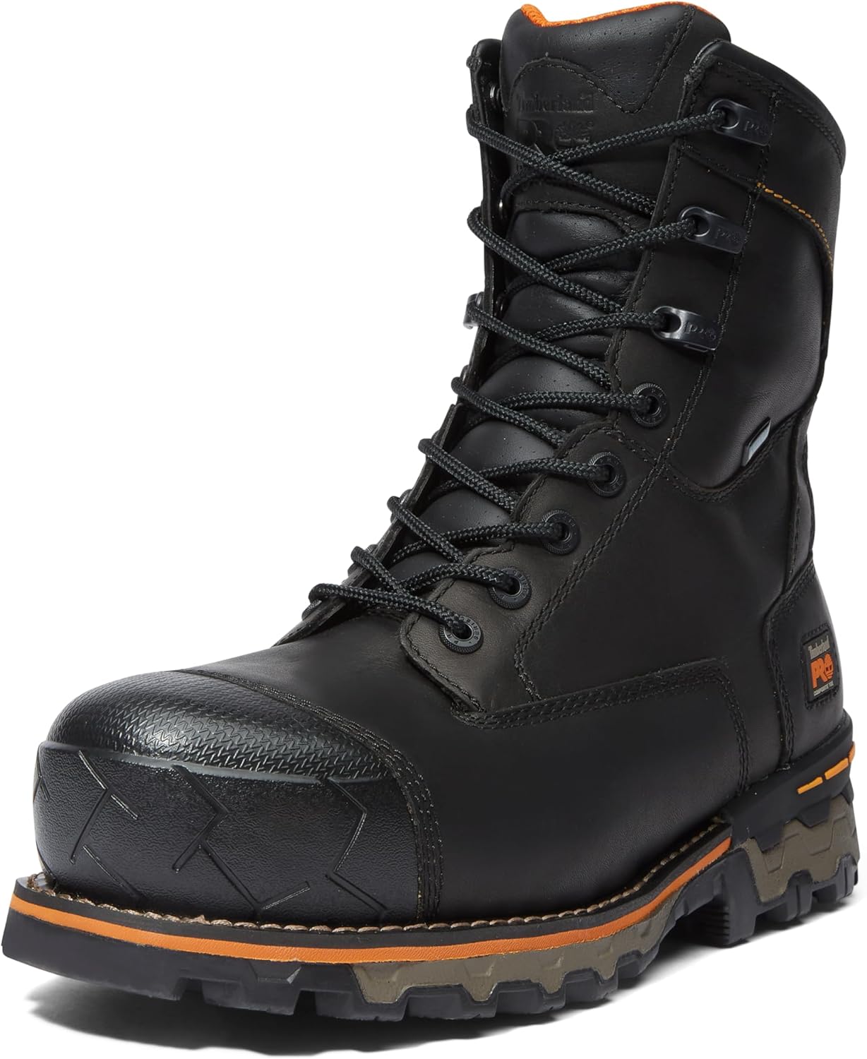 

Timberland PRO мужские промышленные ботинки Boondock 8" с композитным мыском, устойчивые к проколам и водонепроницаемые, Black