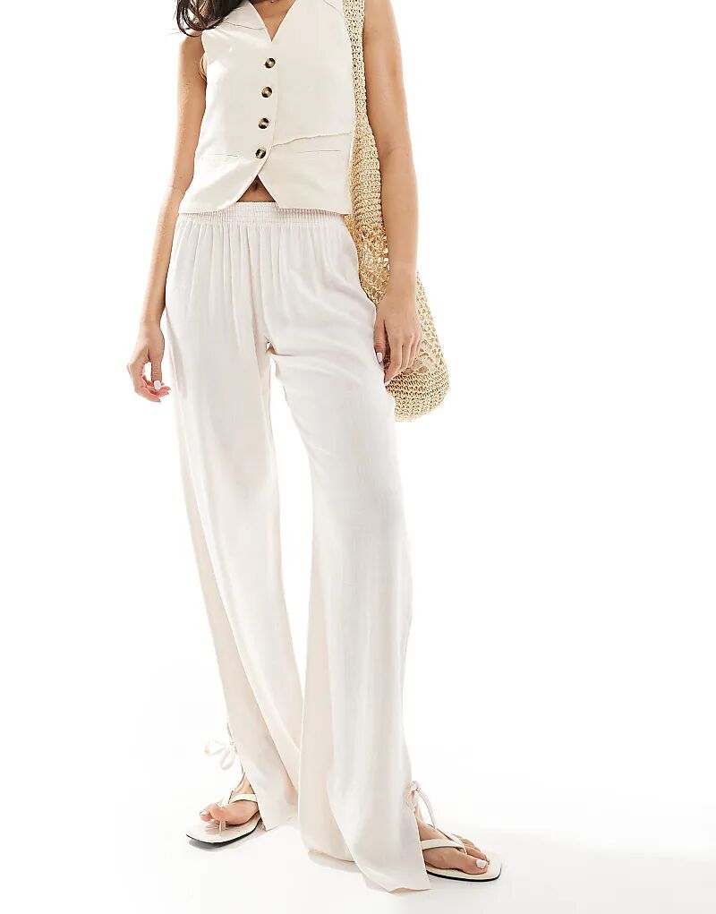 

Брюки Miss Selfridge из льняной смеси