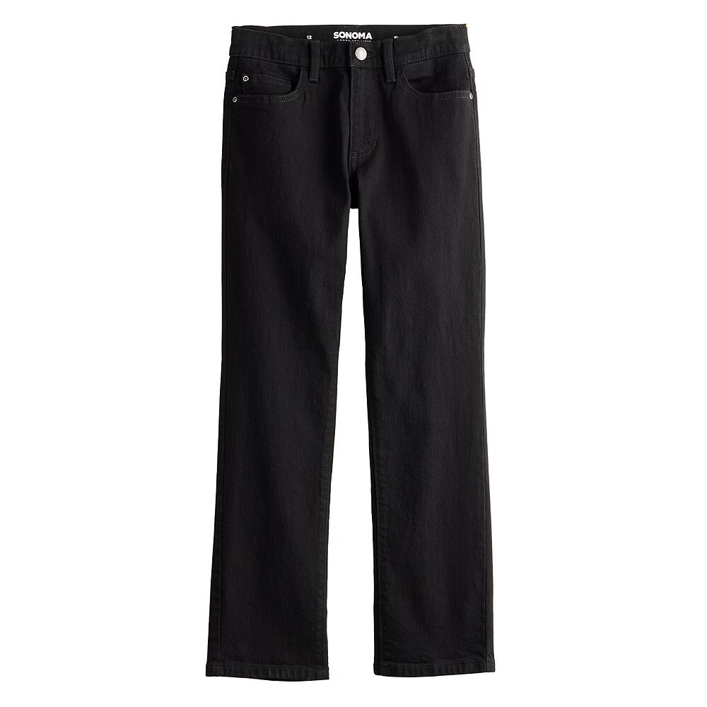 Джинсы прямого кроя Flexwear Sonoma Goods For Life для мальчиков 8–20 лет обычных и хаски размеров, цвет Medium Wash — фото 2