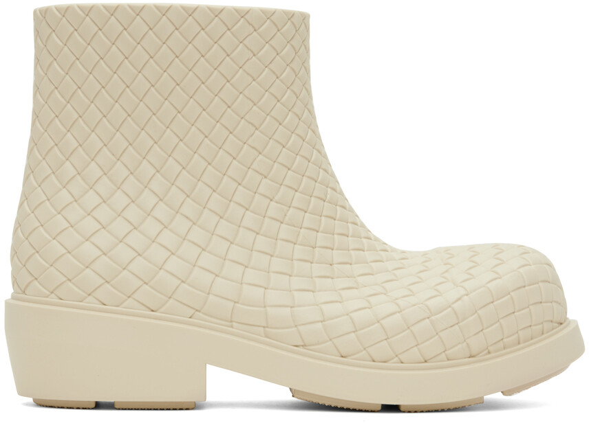 

Кремового цвета Ботильоны Fireman Bottega Veneta