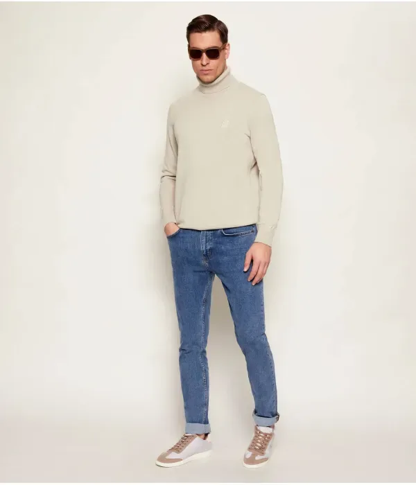 Водолазка Акиро С regular fit Boss Orange, бежевый — фото 2