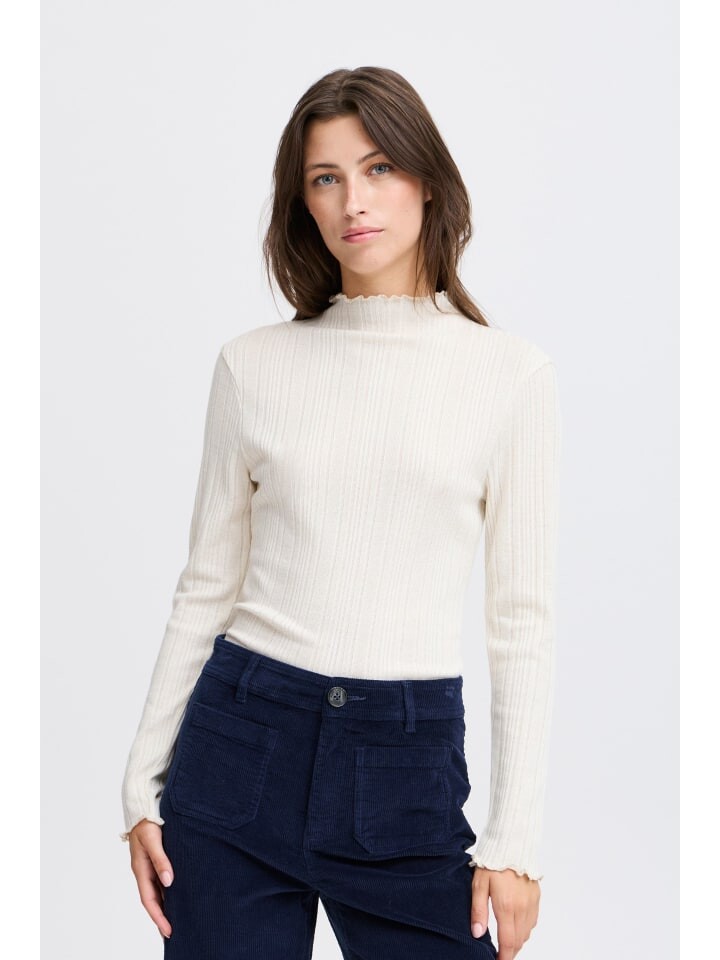 

Лонгслив b.young Shirttop BYSMIRNA LS TOP - 20815710 modisches Longsleeve, белый