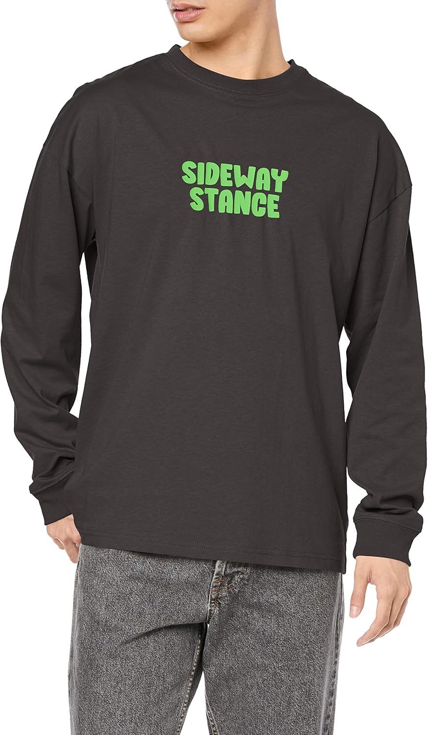 

Мужская длинная футболка Inprobes SIDEWAYSTANCE с круглым логотипом и принтом из пенопласта Improves