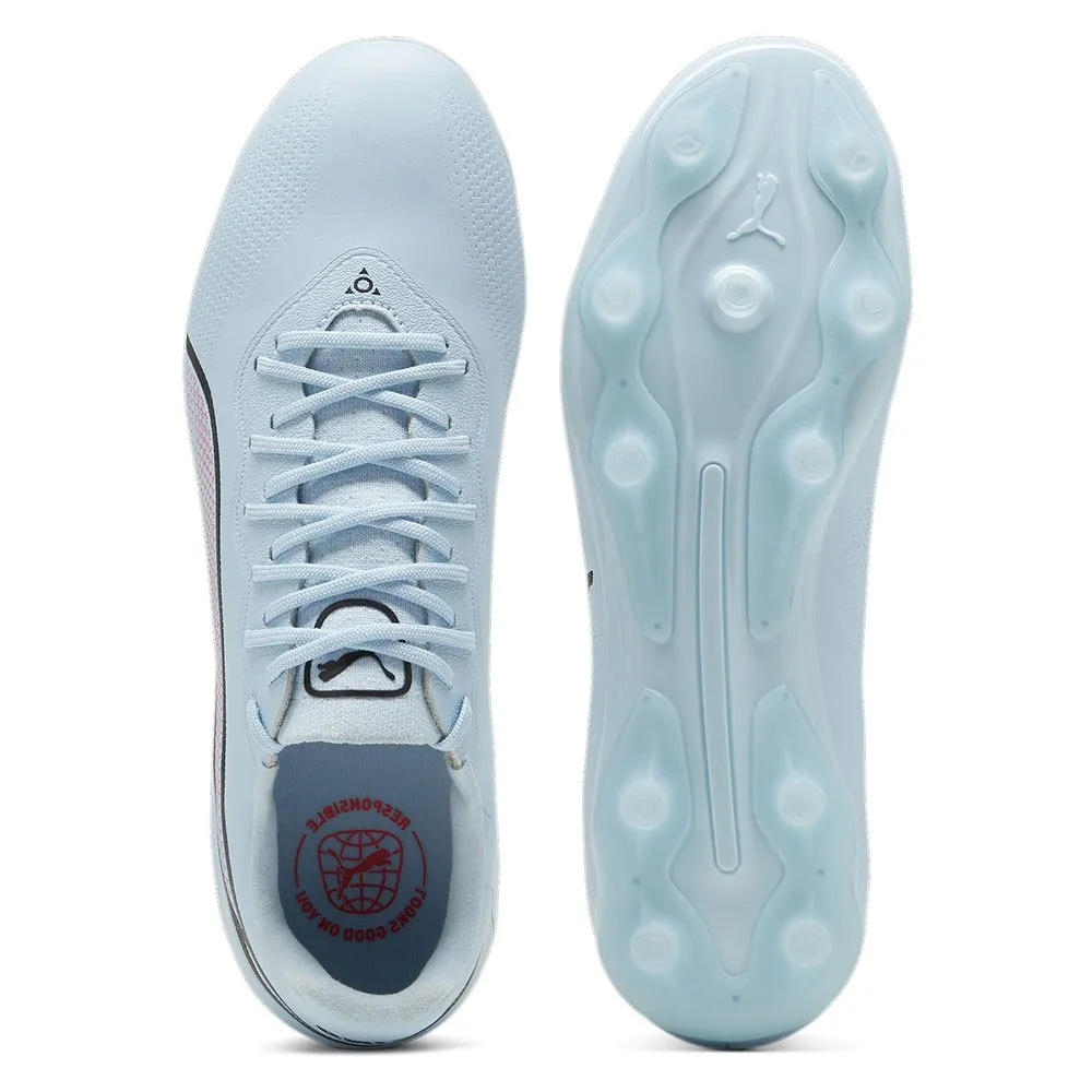 Футбольные бутсы Puma King Pro FG/AG woman, синий — фото 2
