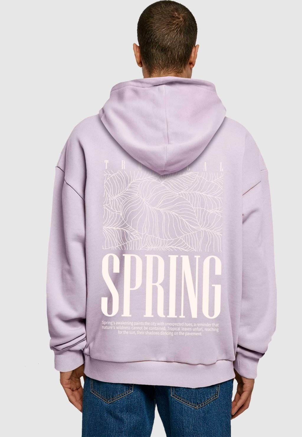 

Толстовка TROPICAL SPRING - Hoodie Merchcode, фиолетовый