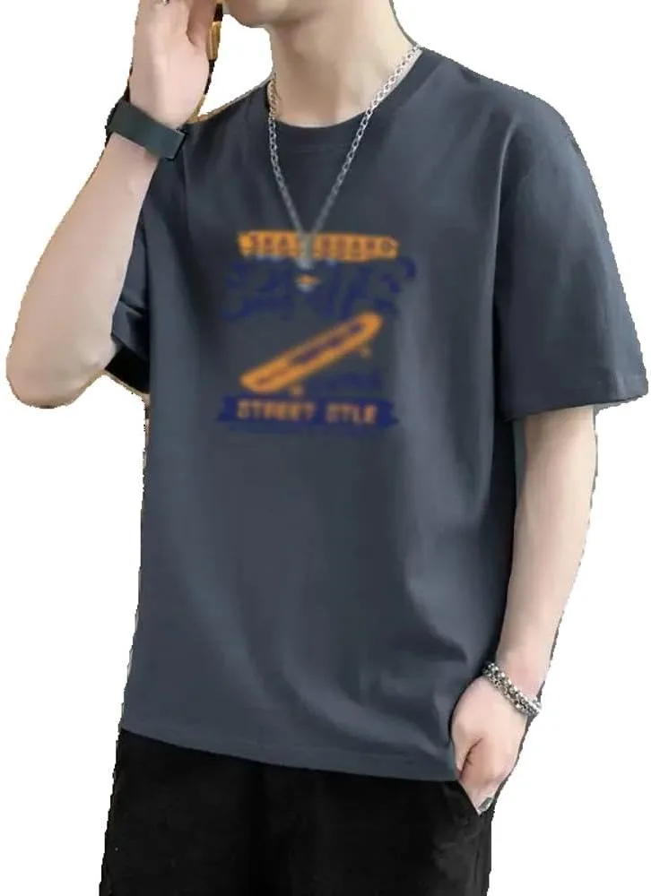 

Футболка с принтом Commute Short Sleeve Summer Youthful Vitality Xingfenly