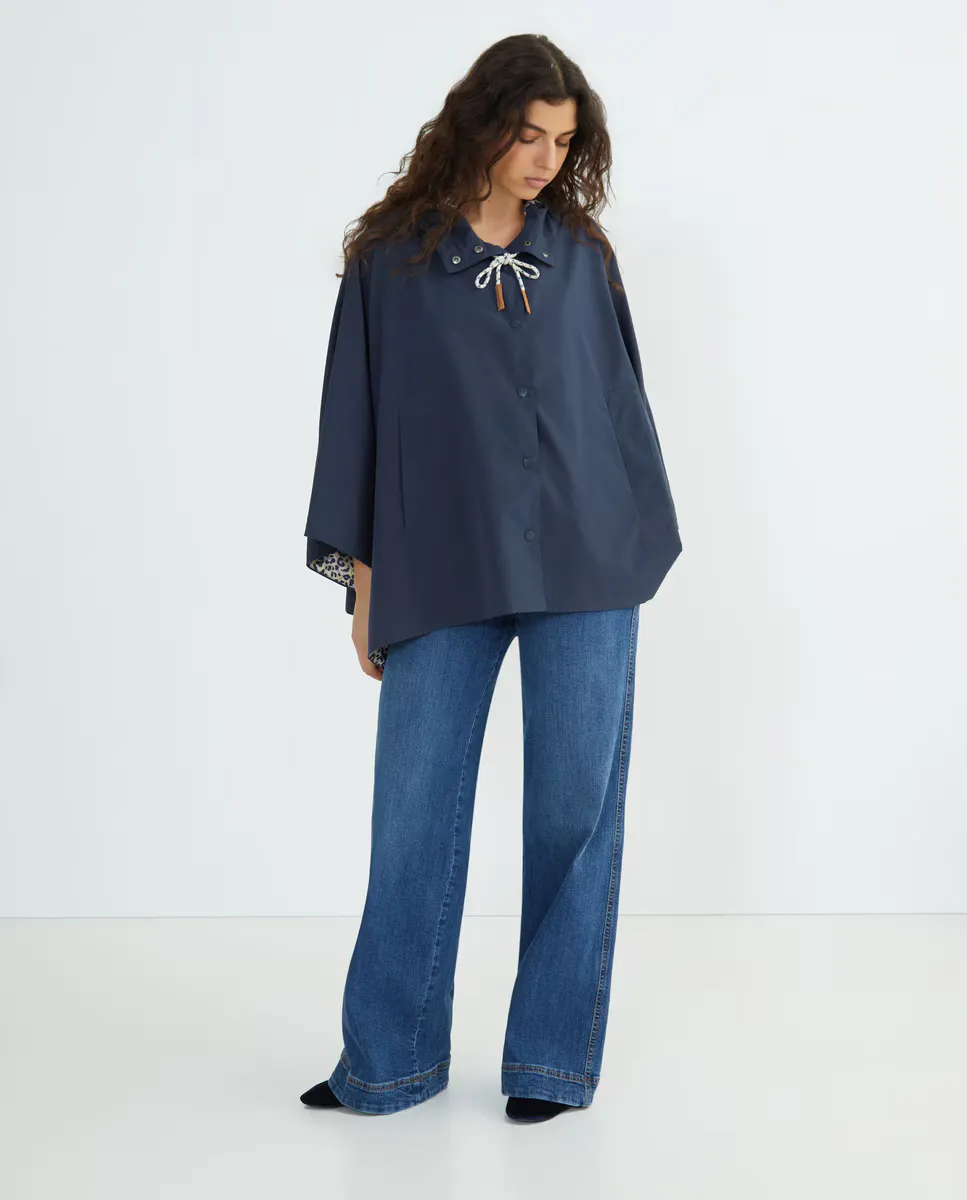 

Плащ с принтом Tintoretto, тёмно-синий