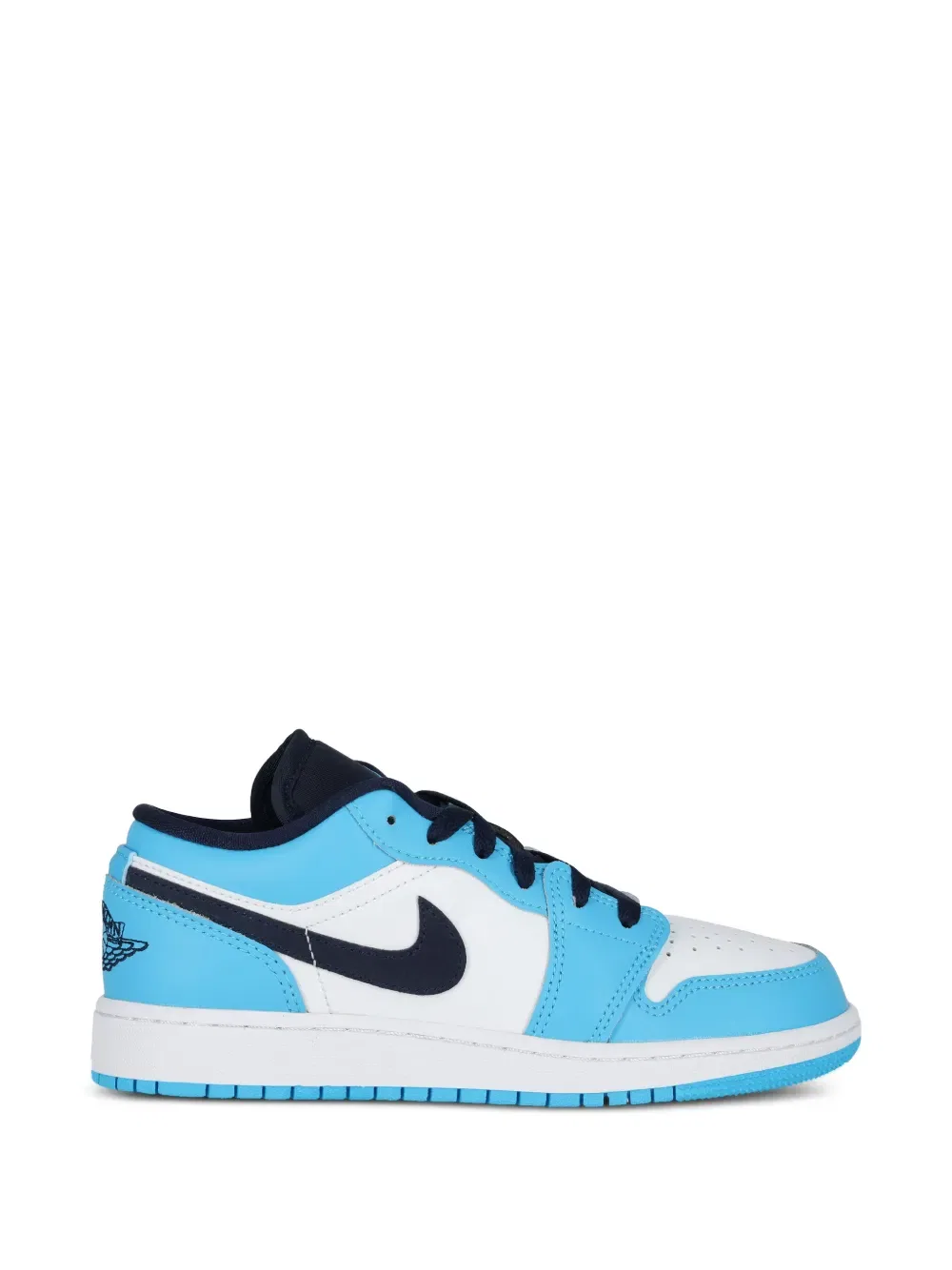 Низкие кроссовки Air Jordan 1 Nike Kids, синий — фото 2