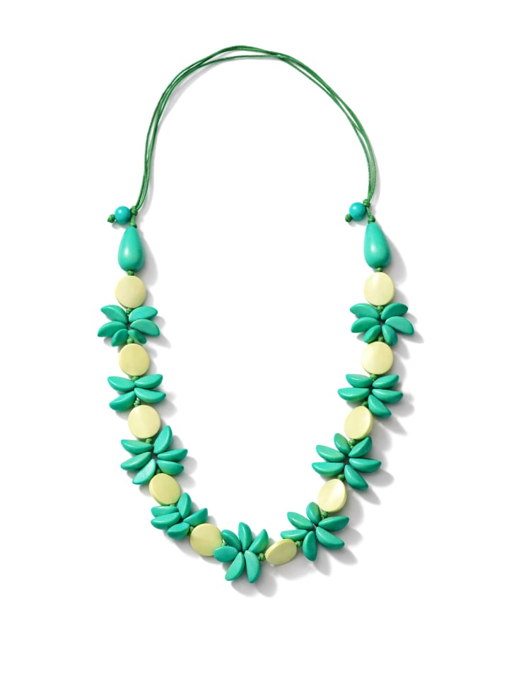 

Collezione alessandro Длинное ожерелье «Эдит» зеленого цвета