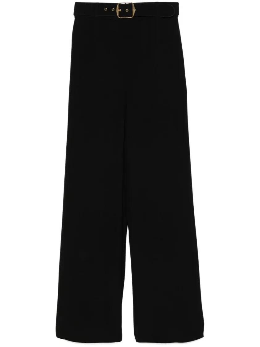 

Широкие брюки с поясом Zimmermann, черный