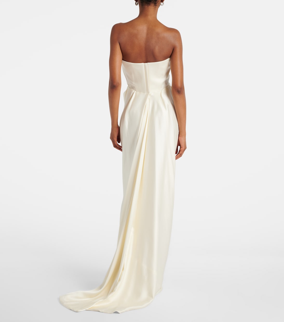 Платье-корсет Bridal Galaxy из креп-сатина Vivienne Westwood, кремовый — фото 3