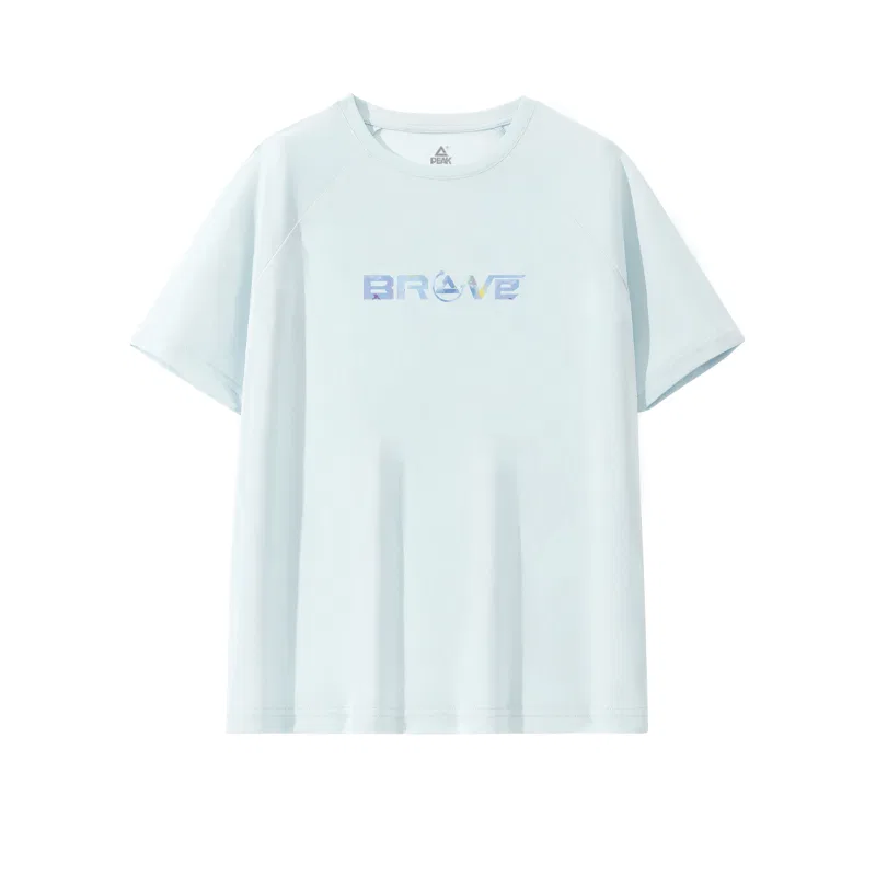 Детская спортивная футболка PEAK Light Blue/PK Blue