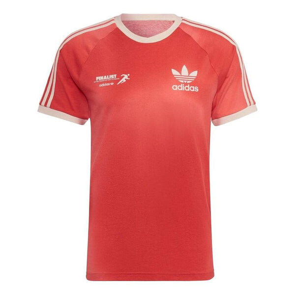

Футболка adidas Original Graphics Mellow Ride Club 3-Stripes T-Shirt 'Red', красный
