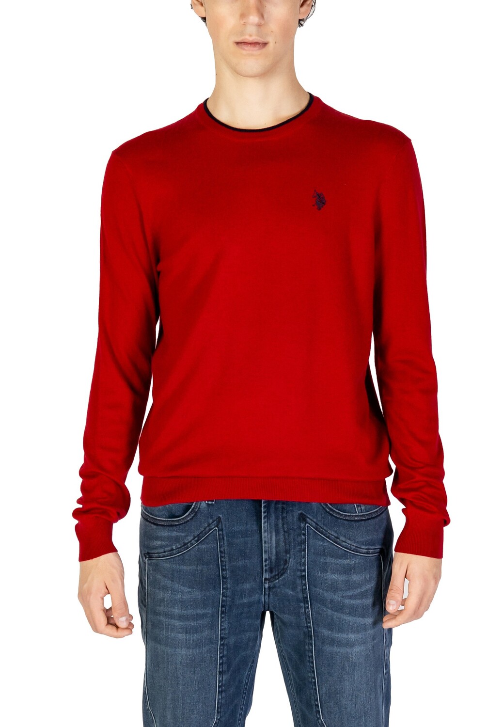 

Джемпер U.S. Polo Assn. с логотипом, красный