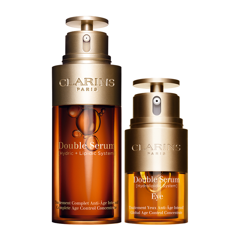 

Набор для восстановления области вокруг глаз jiaoyunshi double extract revitalizing eye area repairing set: подтягивающий, увлажняющий, уменьшающий темные круги, комплект из 2 предметов CLARINS