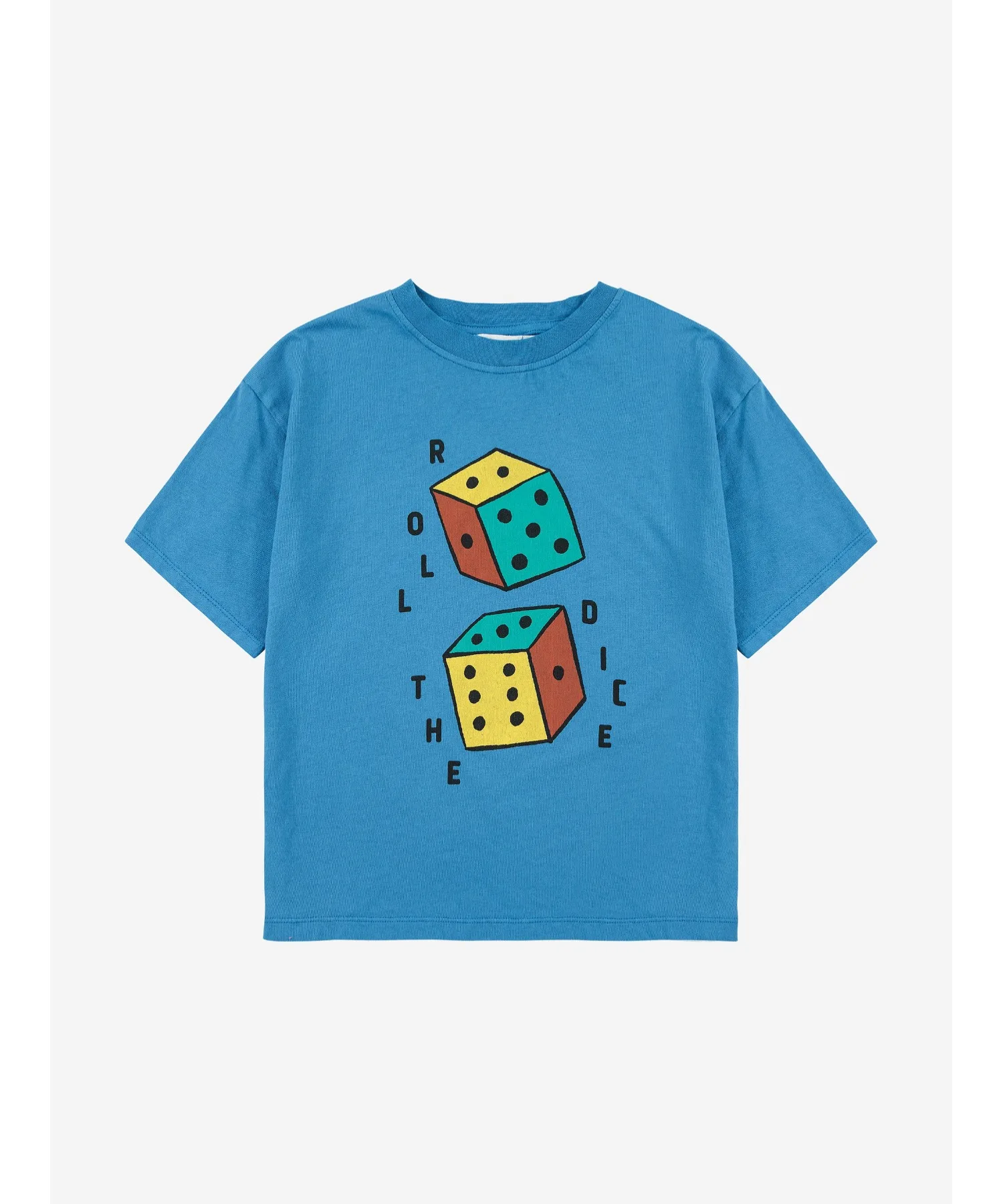 Детская футболка с принтом Roll The Dice BOBO CHOSES синяя — фото 2