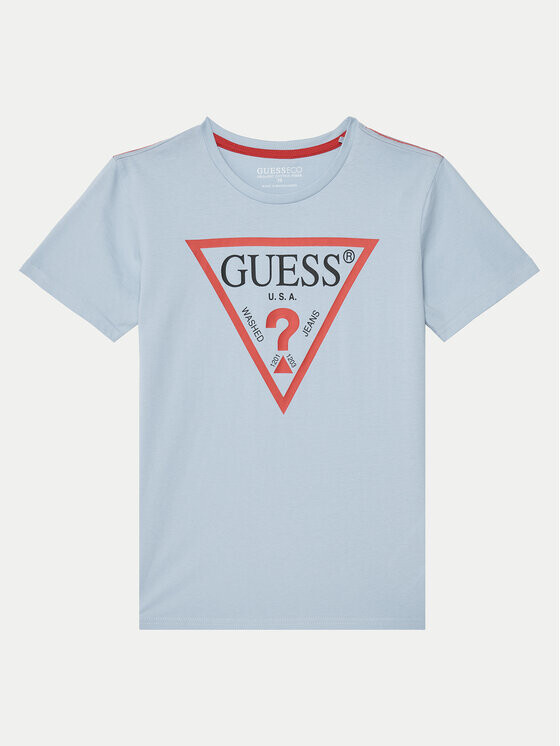 

Футболка стандартного кроя Guess, голубой