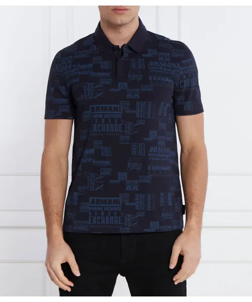 

Футболка поло Regular fit Armani Exchange, синий