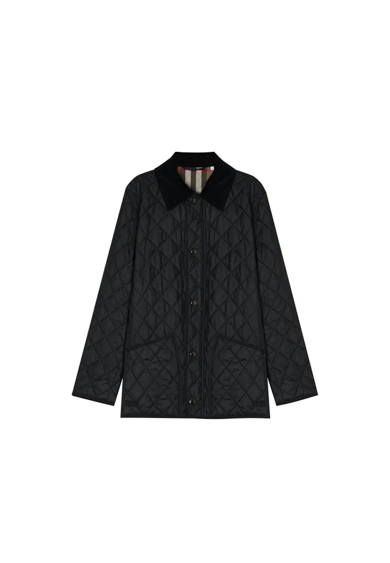 Куртка мужская зимняя Burberry, хлопковая, черный