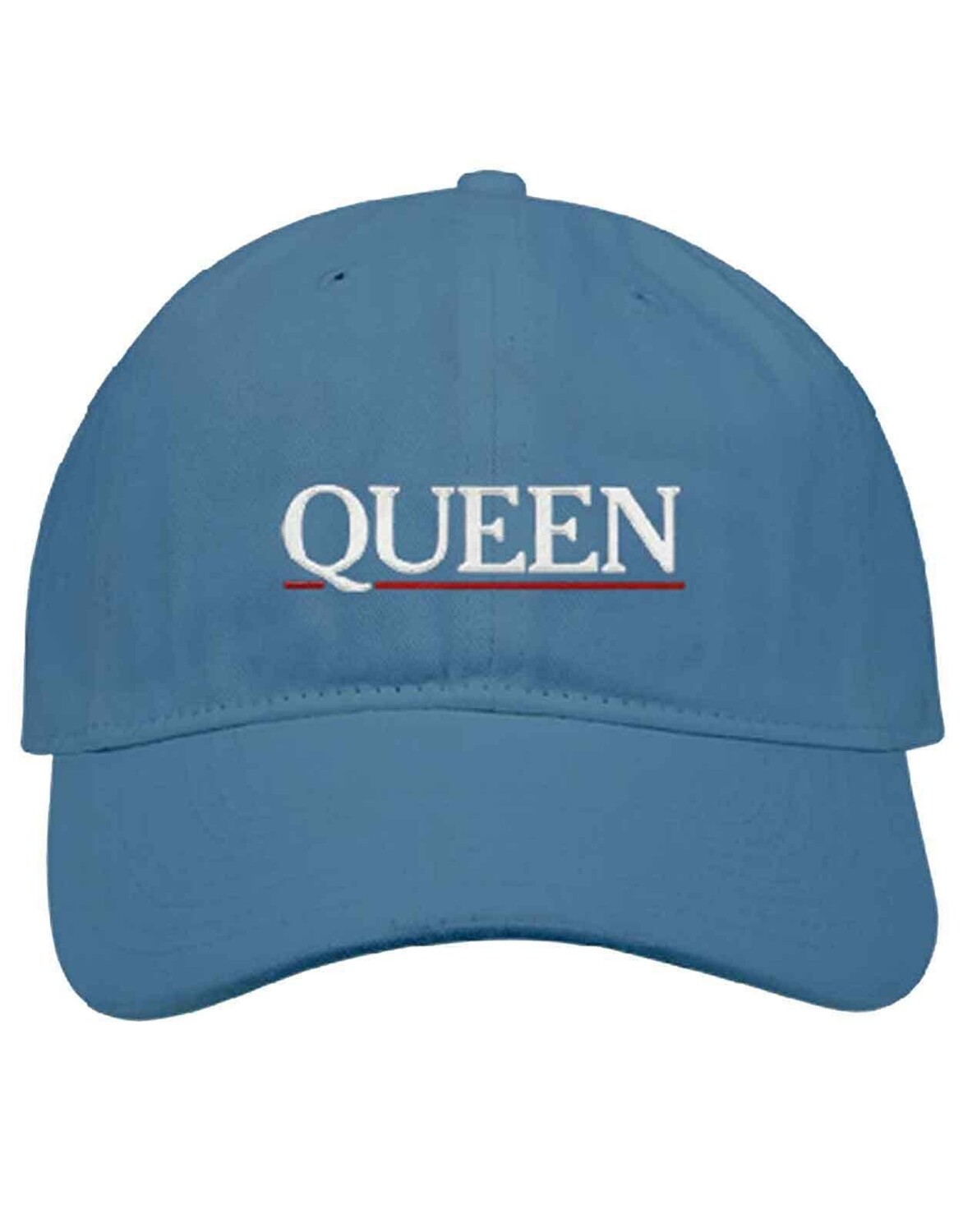 

Бейсбольная кепка с логотипом и полоской с подчеркиванием Queen, синий