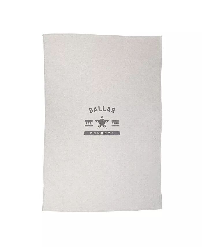 

Одеяло-толстовка Dallas Cowboys 54 x 84 дюйма Logo Brands, белый