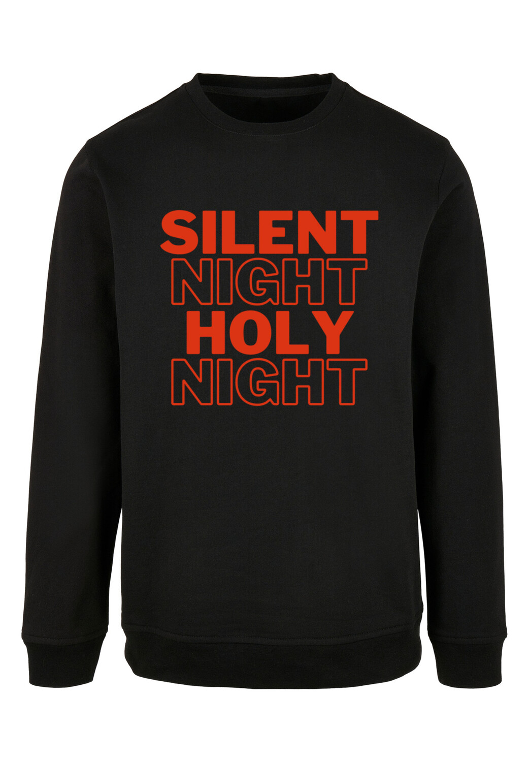 

Пуловер F4NT4STIC Sweatshirt Silent Night Holy Night Weihnachten, черный